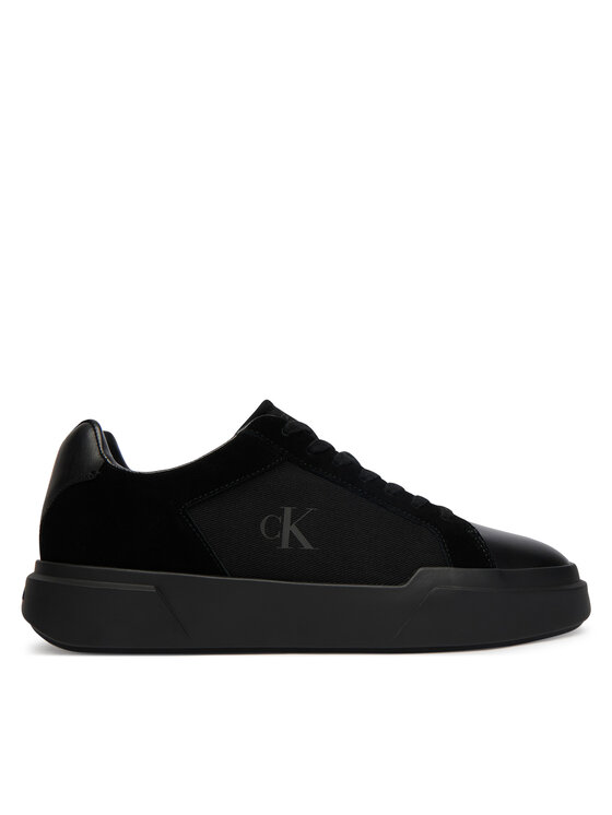 Calvin Klein Sneakersy Chunky Cupsole Laceup Cv Mix HM0HM02238 Czarny