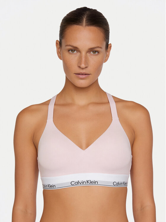 Calvin Klein Underwear Biustonosz braletka LV00QF8500 Różowy