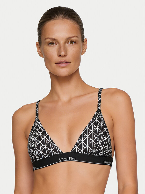 Calvin Klein Swimwear Góra od bikini LV00Q61208 Czarny
