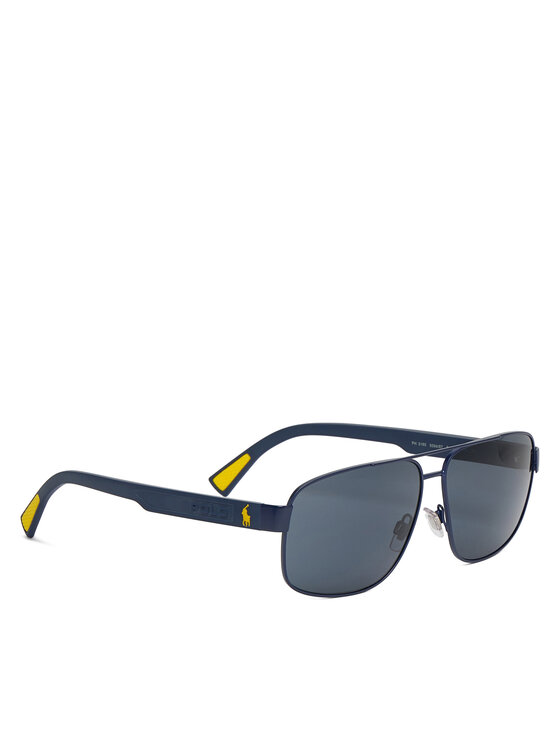 Polo Ralph Lauren Okulary przeciwsłoneczne 0PH3165 939487 Granatowy