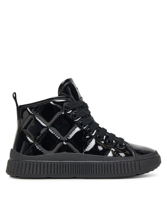 Geox Sneakersy J Laquinny J56M3F 000HH C9999 S Czarny