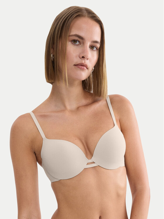 Triumph Biustonosz z fiszbiną Body Make-Up Illusion 10226400 Beżowy