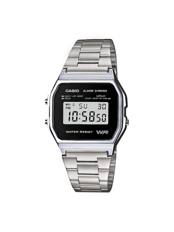Casio Zegarek Vintage A158WEA-1EF Srebrny