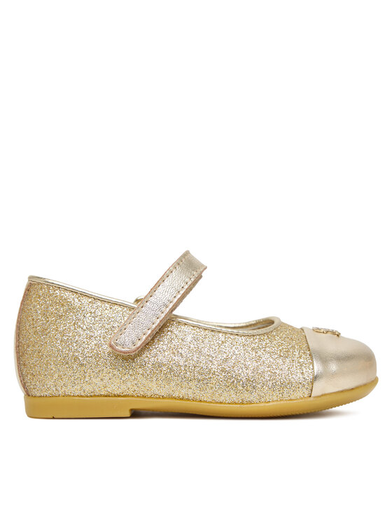 Tommy Hilfiger Baleriny T1A3-34413-0454 M Złoty