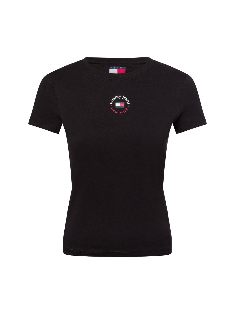 Tommy Jeans Koszulka damska Kobiety Bawełna czarny, XS