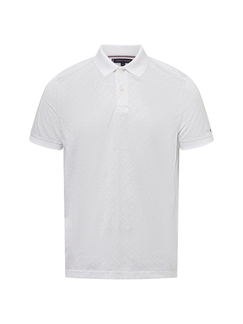 Tommy Hilfiger Męska koszulka polo Mężczyźni Bawełna biały|beżowy, XL