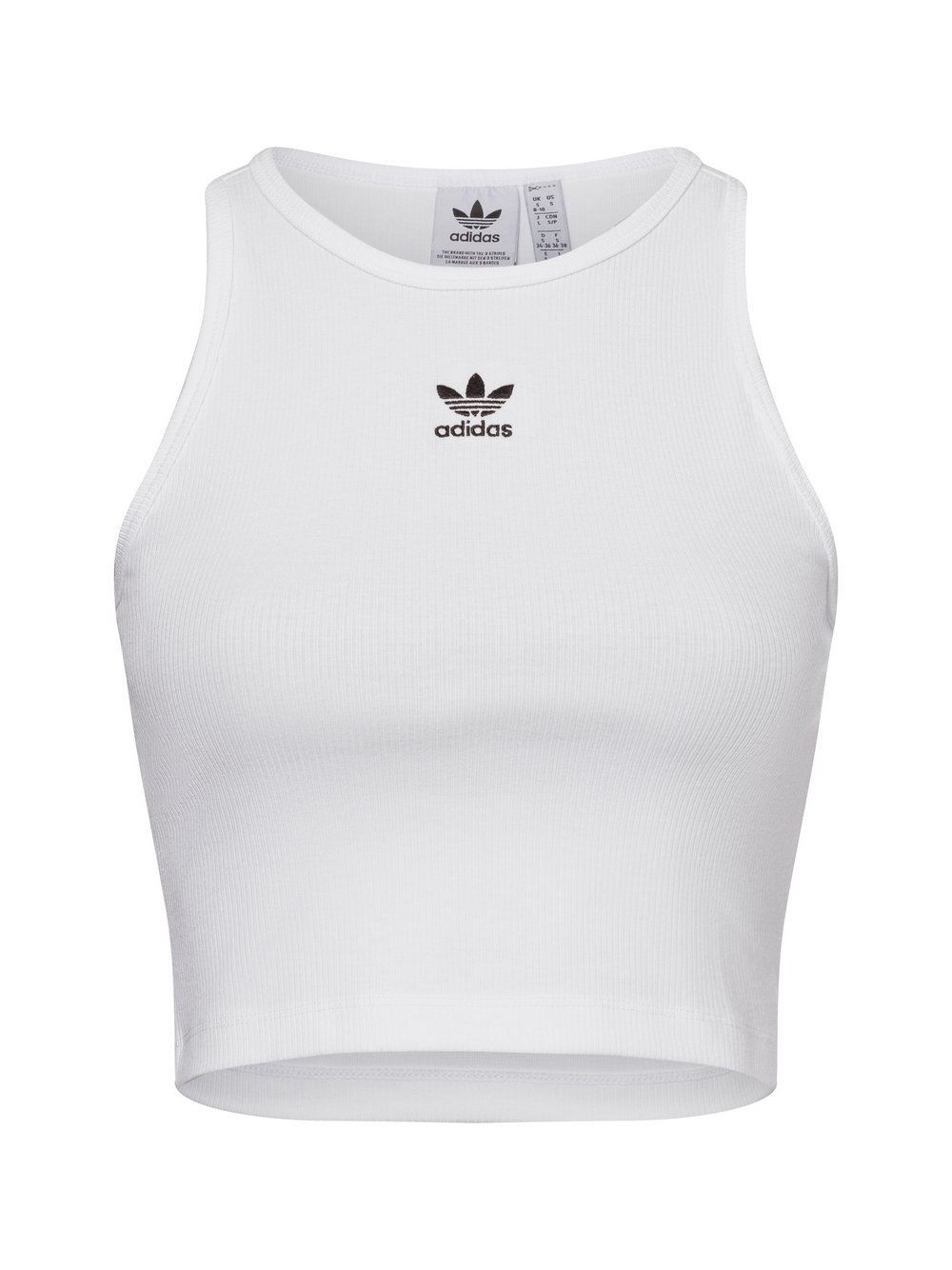 adidas Originals Damski podkoszulek Kobiety Bawełna biały, XS