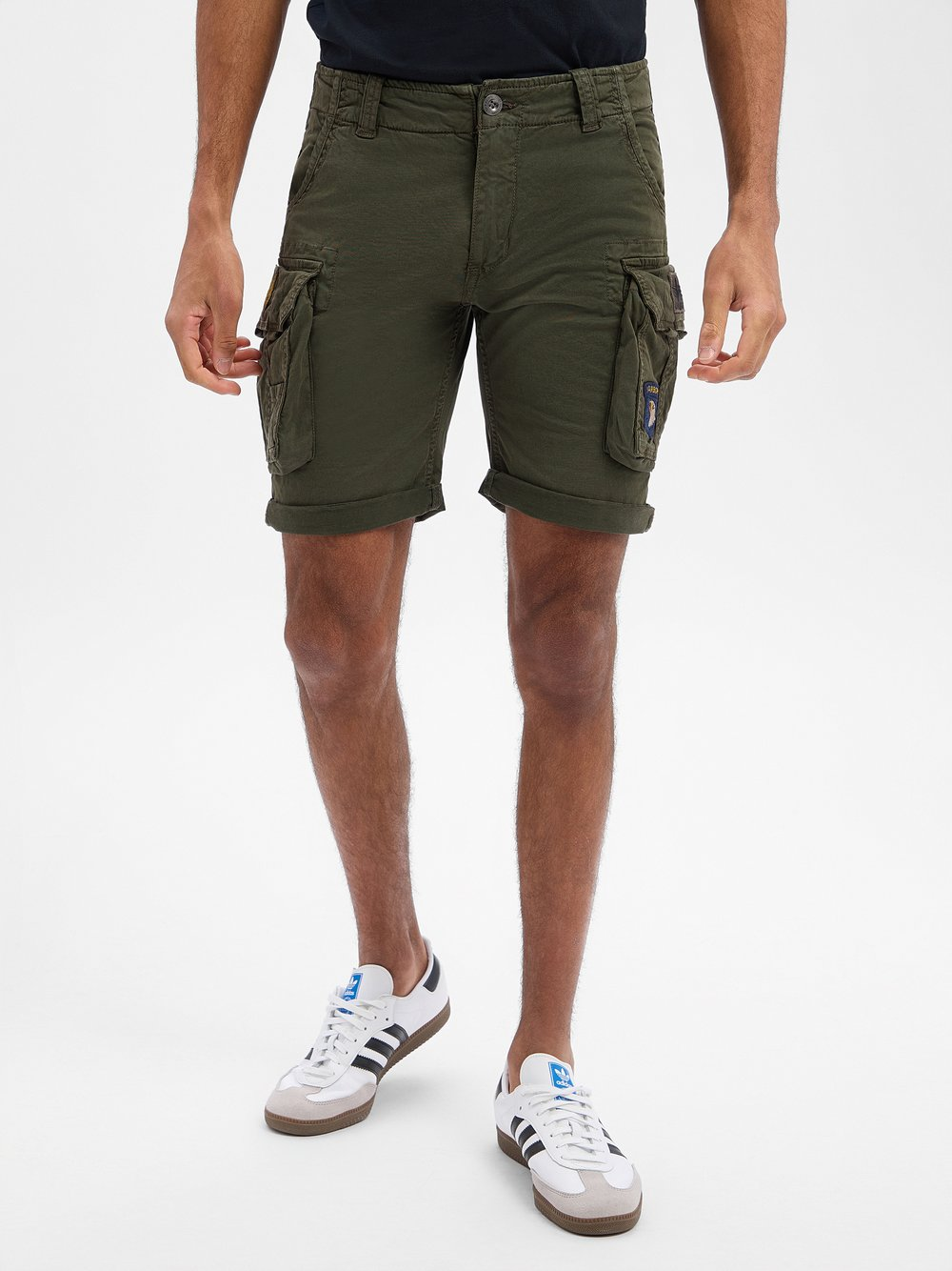 Alpha Industries Spodenki Mężczyźni Bawełna szary, 36