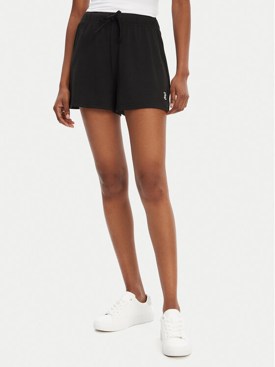 Juicy Couture Szorty sportowe Dream Of Shrt JCLHS125506 Czarny Regular Fit