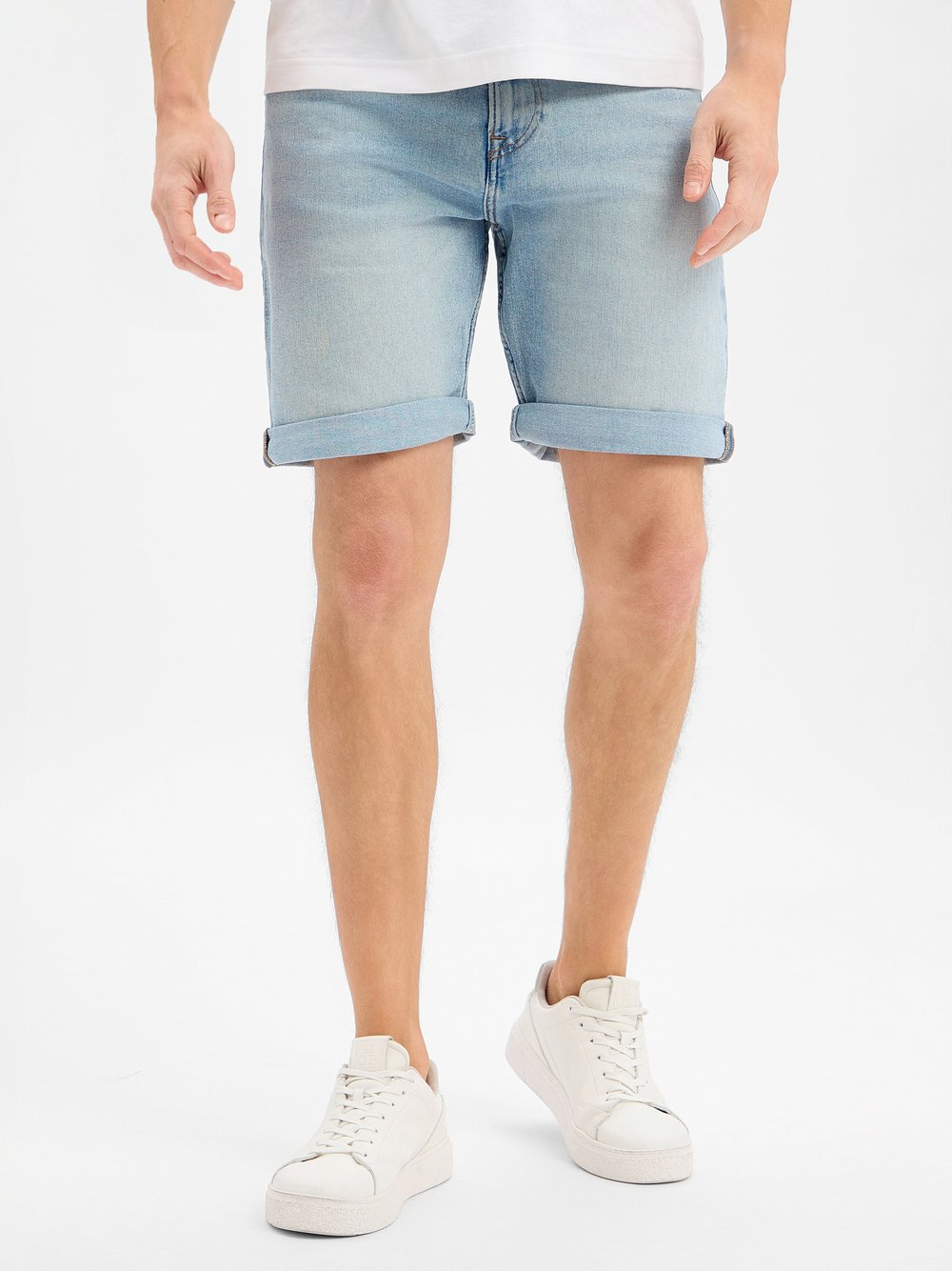 Calvin Klein Jeans Męskie szorty dżinsowe Mężczyźni Bawełna niebieski, 31