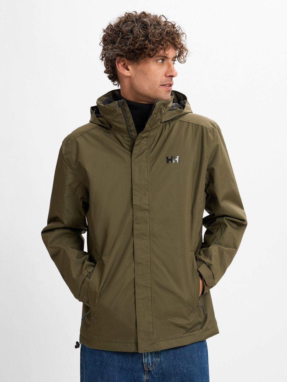 Helly Hansen Męskie kurtki przejściowe Mężczyźni Sztuczne włókno zielony, S