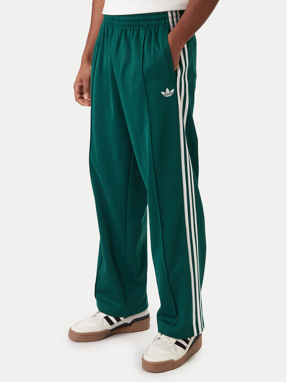 adidas Spodnie dresowe adicolor KE3497 Zielony Loose Fit