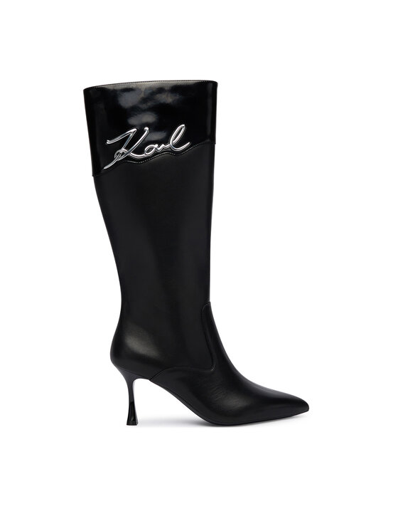 KARL LAGERFELD Kozaki KL32775 Czarny