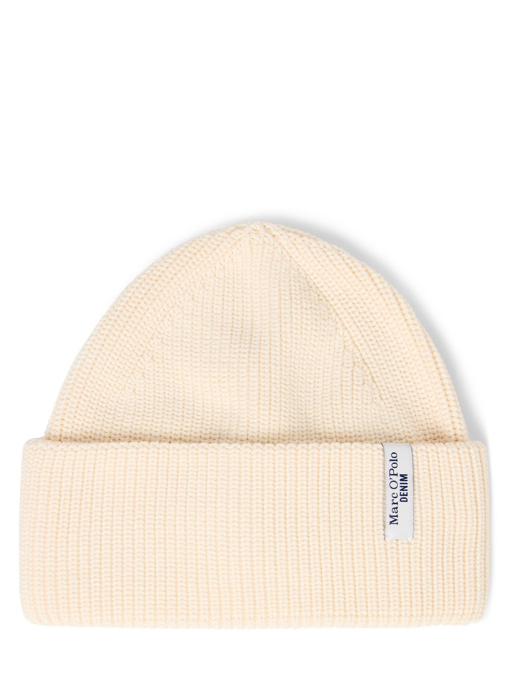 Marc O'Polo Denim Czapka damska Kobiety Bawełna biały, ONE SIZE