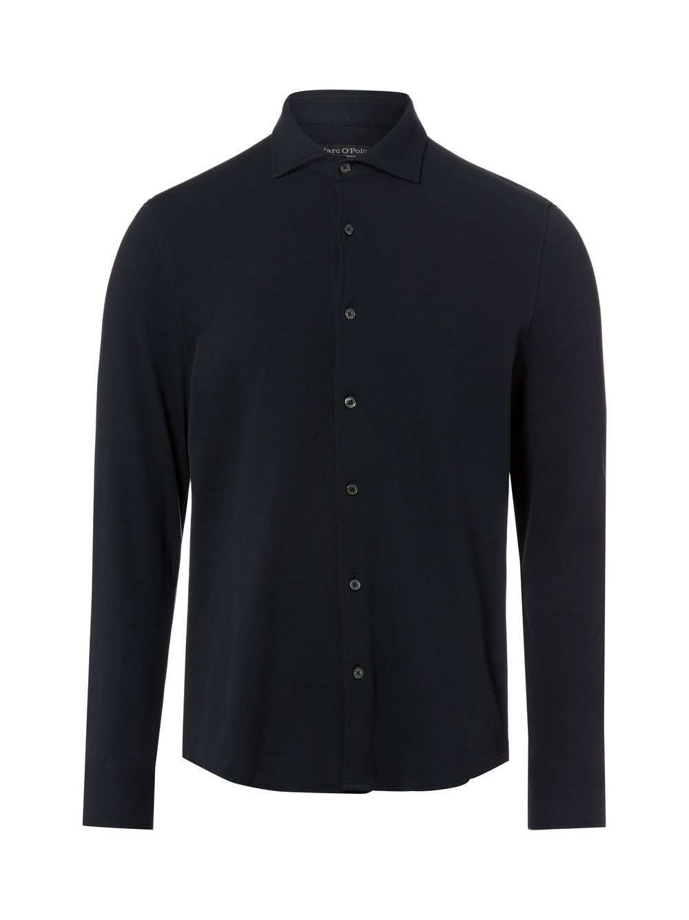 Marc O'Polo Męska koszula casual Mężczyźni Modern Fit Bawełna niebieski, L
