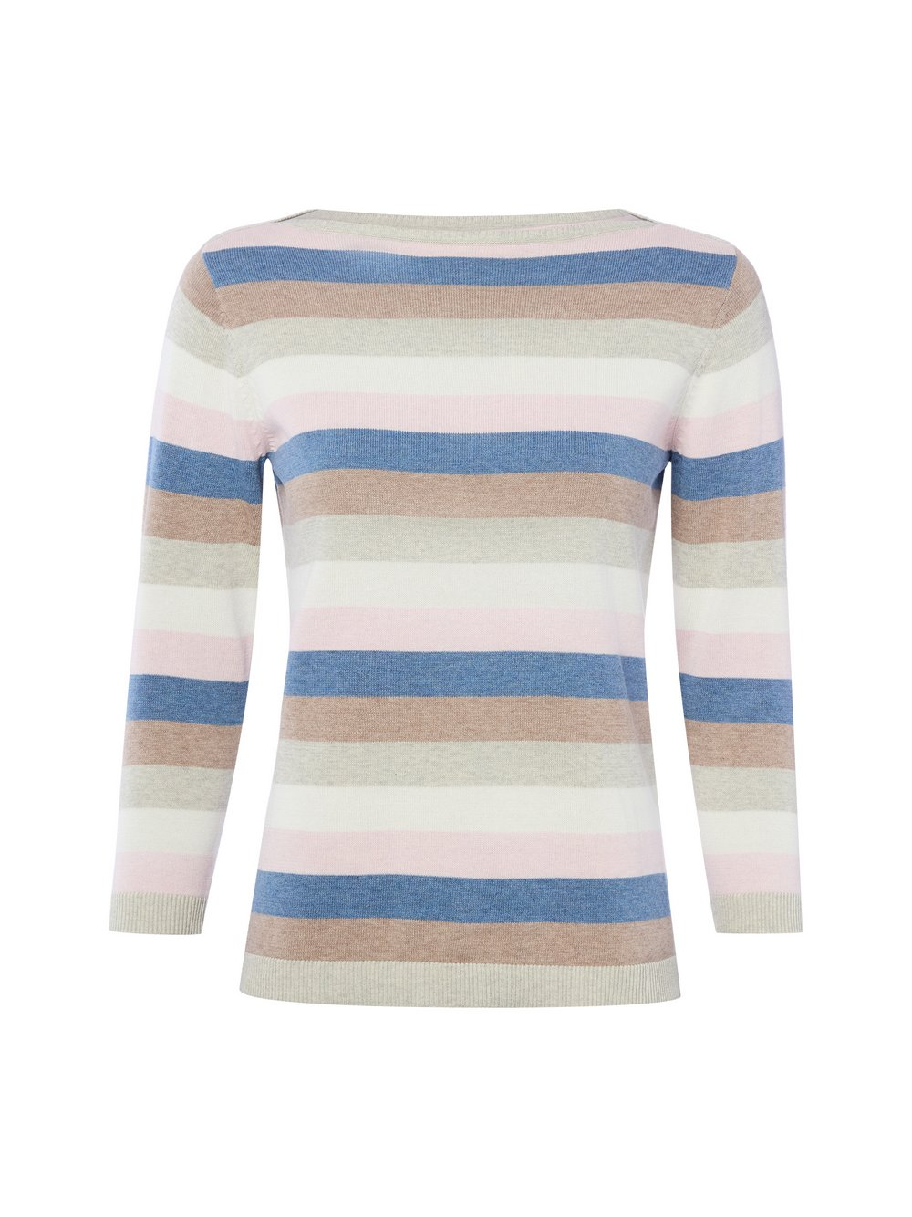 brookshire Sweter damski z dzianiny Kobiety Bawełna szary|wielokolorowy, XL