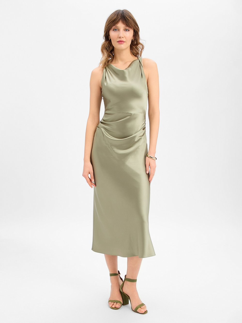 Marie Lund Damska sukienka koktajlowa Kobiety zielony, 40