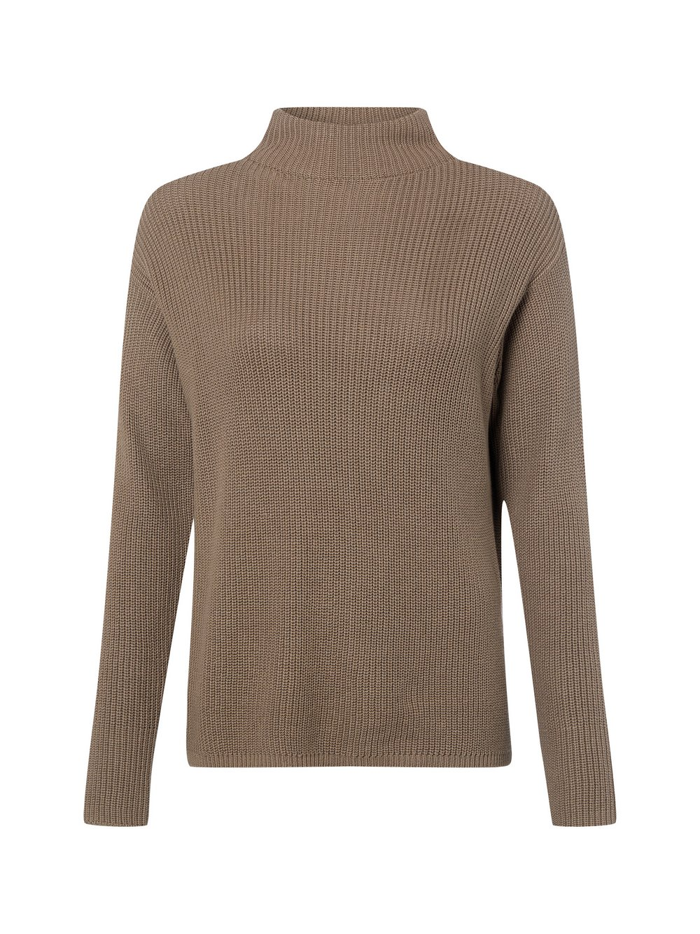 Marie Lund Sweter damski Kobiety Bawełna beżowy|szary, XL