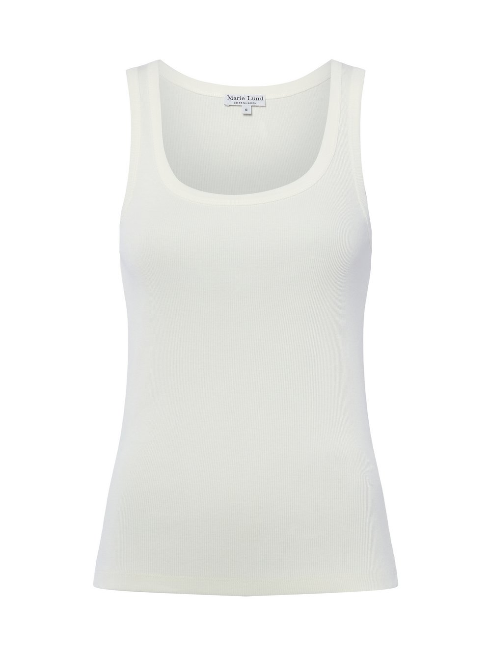 Marie Lund Top damski Kobiety Bawełna biały, XL