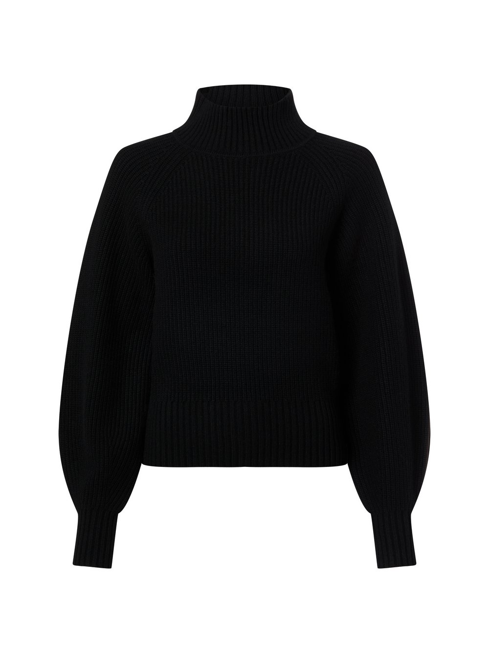 HUGO Damski sweter z dzianiny z wełną i kaszmirem - Sorellasio Kobiety czarny, XL