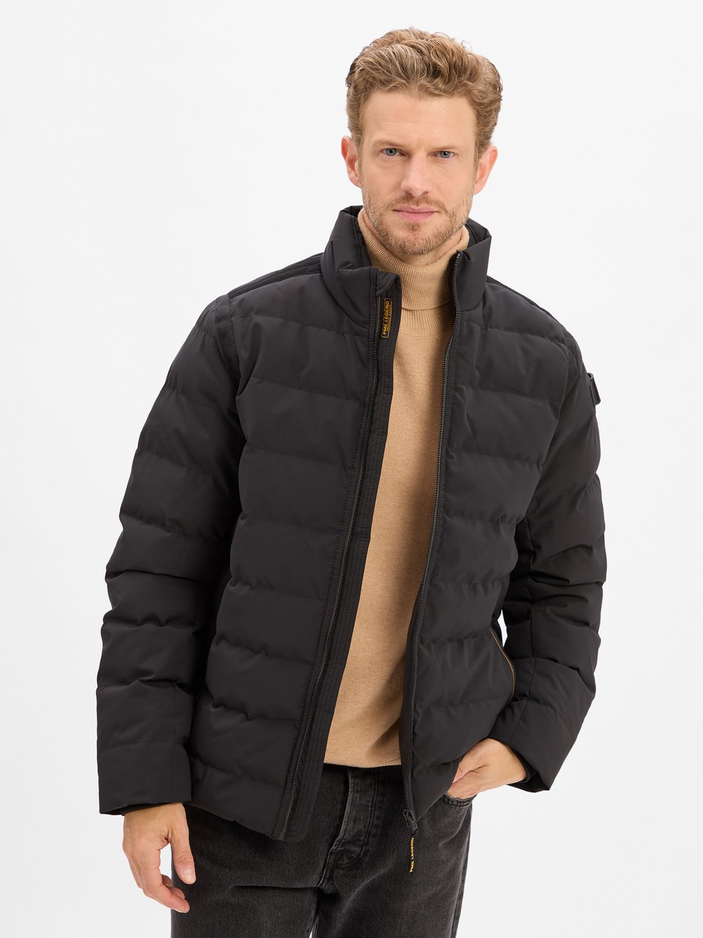 PME Legend Pikowana kurtka męska Mężczyźni czarny, XXXL