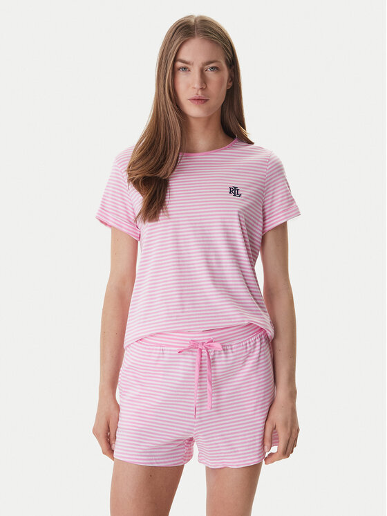 LAUREN RALPH LAUREN Piżama ILN12503 Różowy Regular Fit