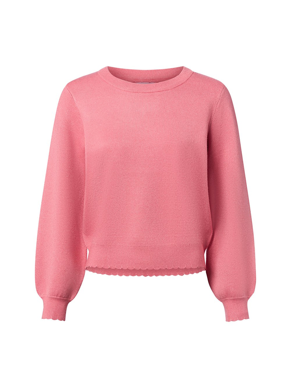 Nümph Sweter damski z dzianiny - Nubir Solid Kobiety drobna dzianina różowy, XS