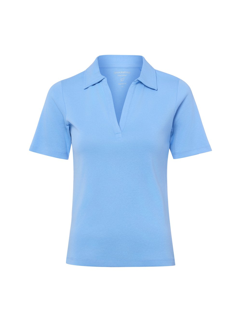 brookshire Damska koszulka polo Kobiety Dżersej niebieski, L