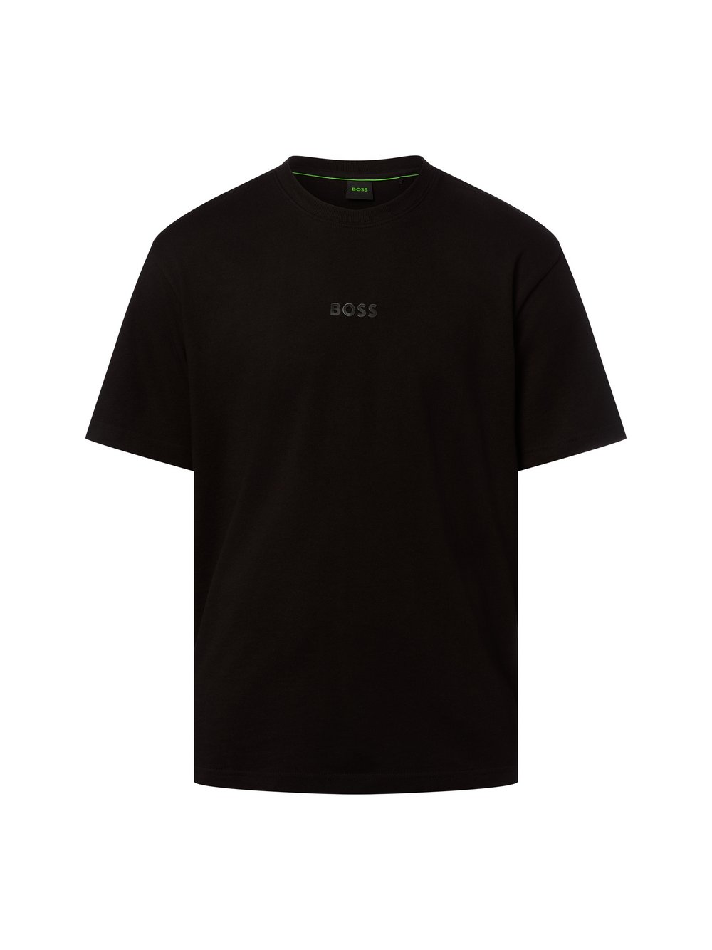 BOSS Green Koszulka męska - Tee Mężczyźni Bawełna czarny, M