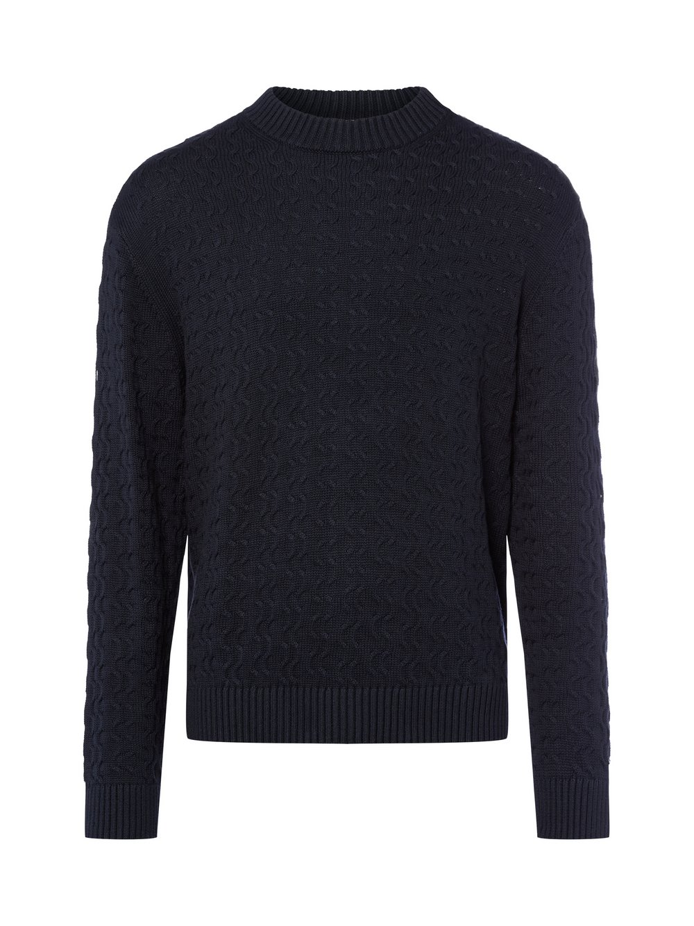 Selected Męski sweter z dzianiny - SLHPhilip Mężczyźni Bawełna niebieski, XXL