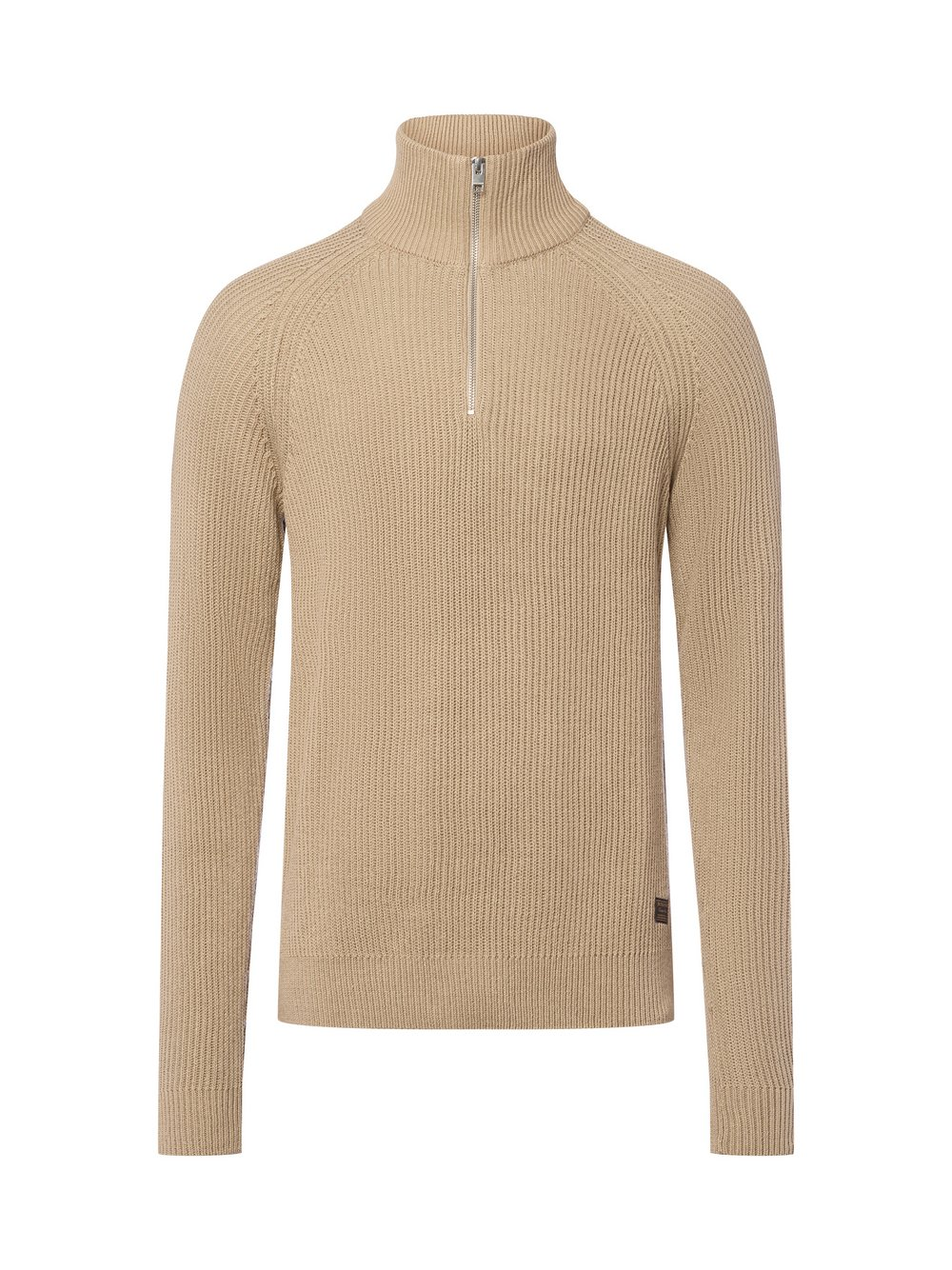 Jack & Jones Męski sweter z dzianiny Mężczyźni Sztuczne włókno brązowy, L