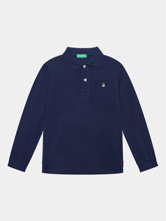 United Colors Of Benetton Polo 3089C300Z Granatowy Regular Fit