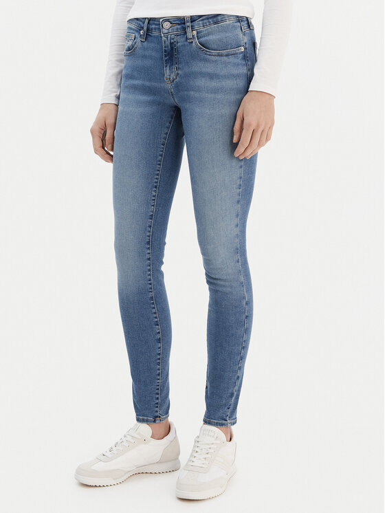Tommy Jeans Jeansy Sophie DW0DW19530 Niebieski Skinny Fit