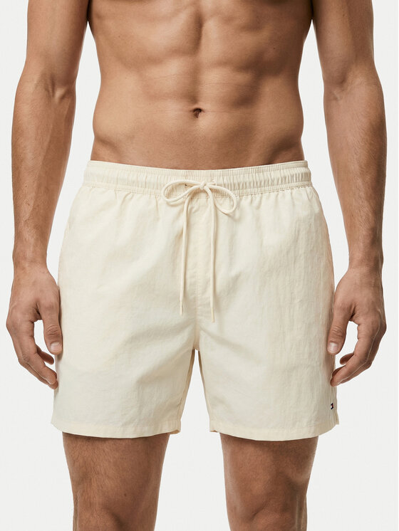 Tommy Hilfiger Szorty kąpielowe UM0UM03477 Żółty Regular Fit