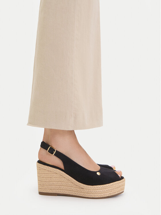 Beverly Hills Polo Club Espadryle EO-R26SS03466 Czarny