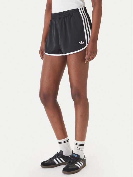 adidas Szorty sportowe 3-Stripes Sprinter KD7977 Czarny Regular Fit