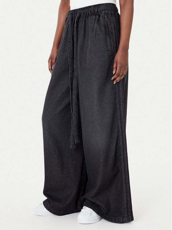 adidas Jeansy KD3919 Czarny Wide Leg