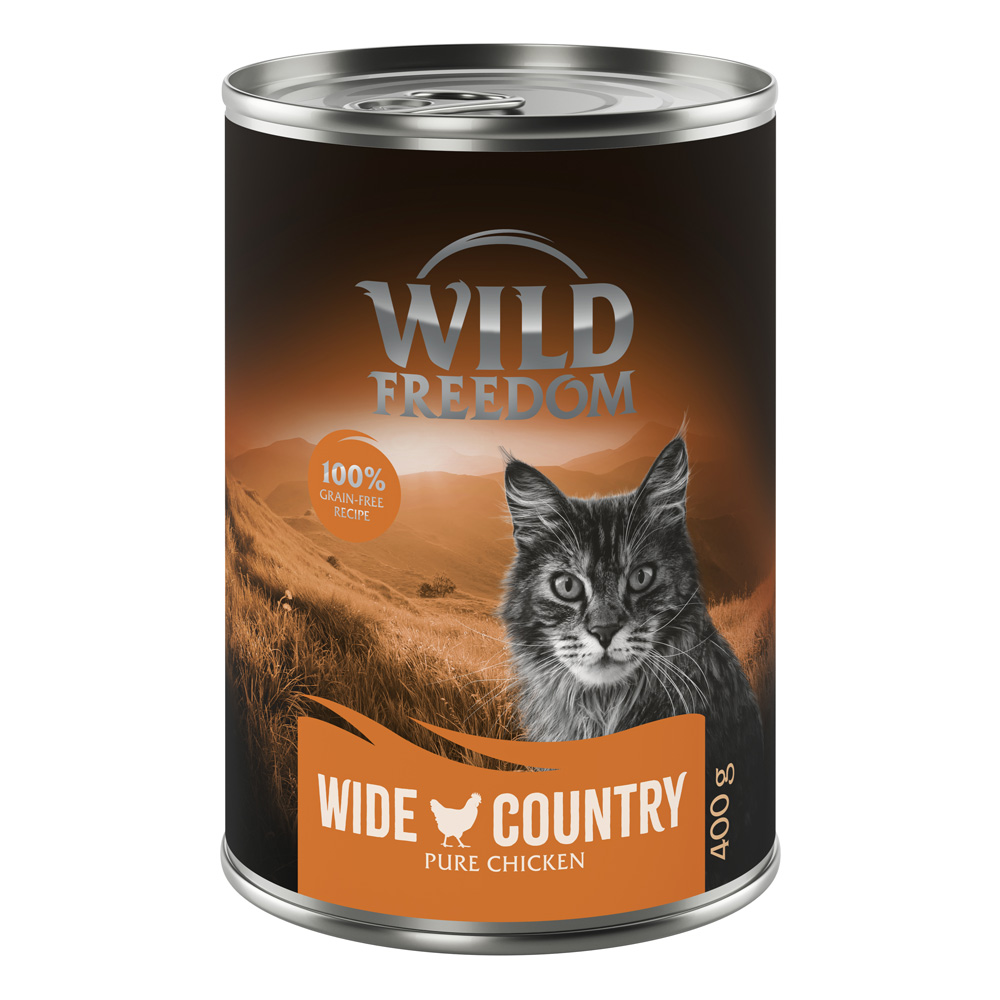 Korzystny pakiet Wild Freedom Adult, 12 x 400 g - bez zbóż - Wide Country – Czysty kurczak