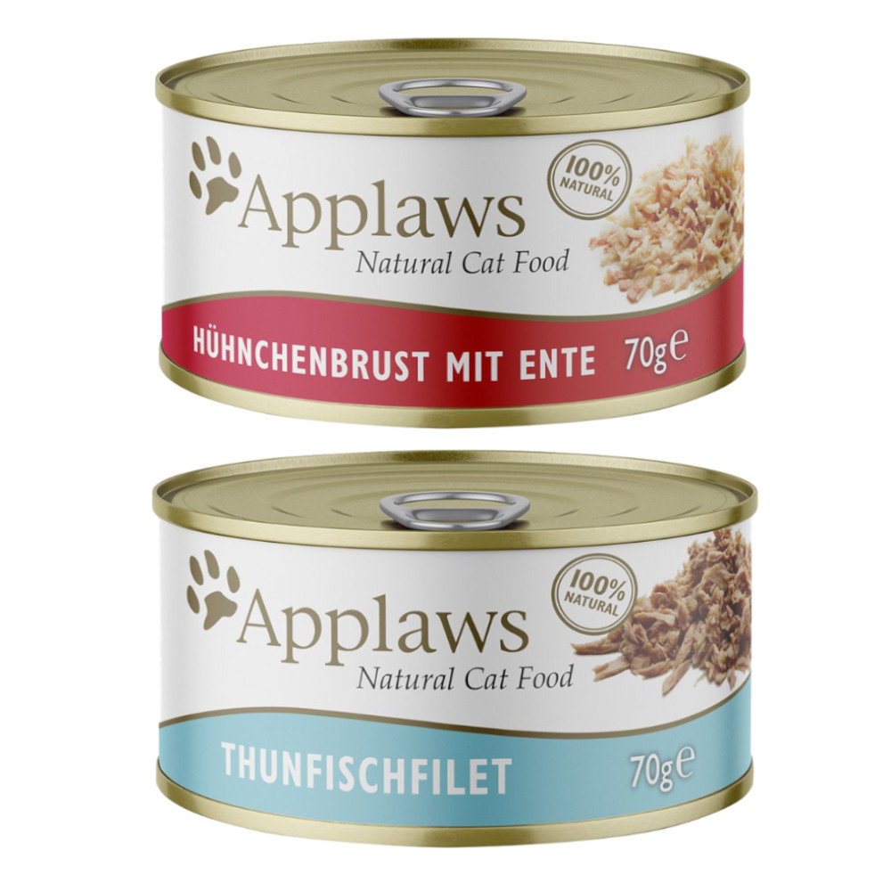 Megapakiet Applaws w bulionie, 24 x 70 g - Pakiet mieszany 1