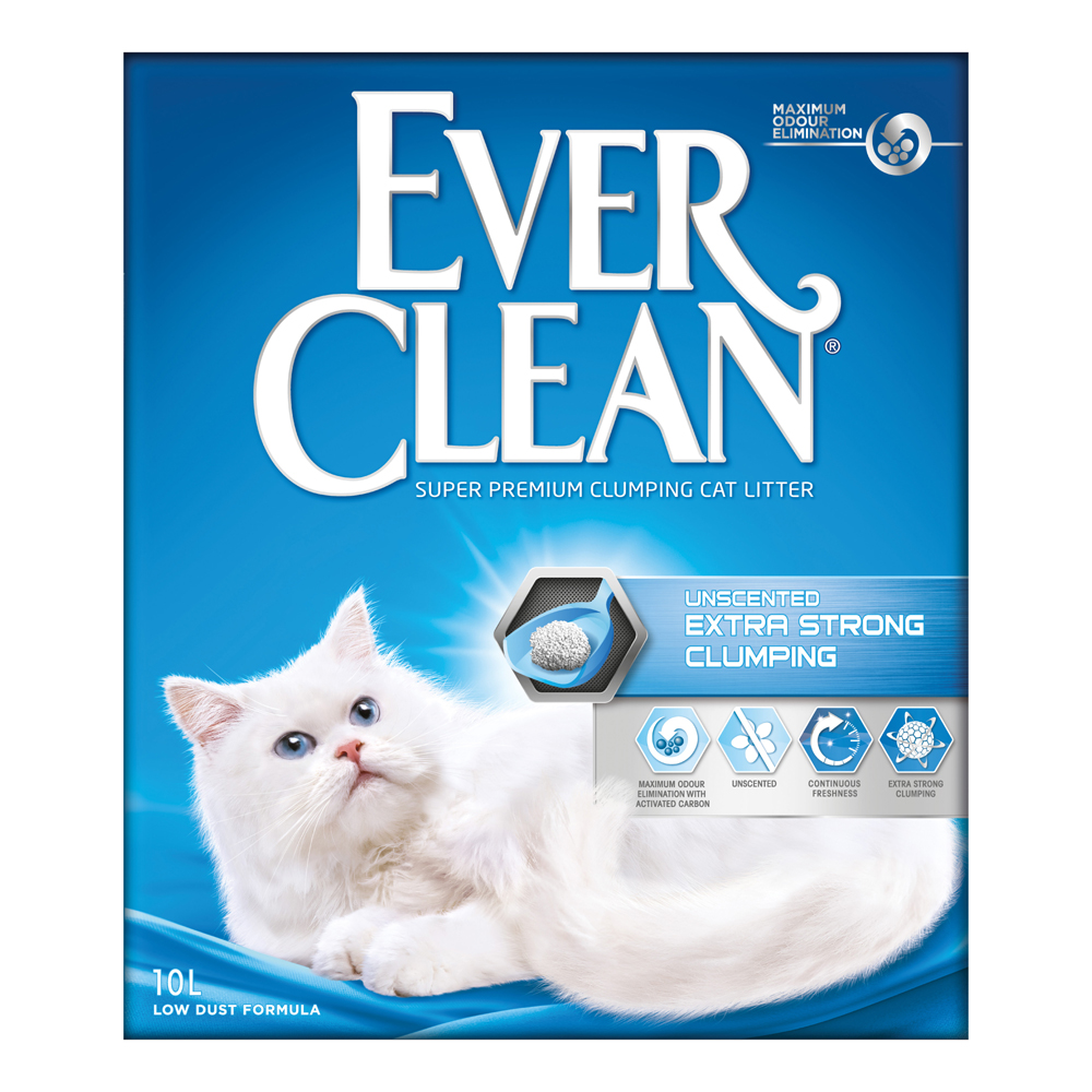 Ever Clean® Extra Strong Clumping żwirek silnie zbrylający się, bezwonny - 10 l