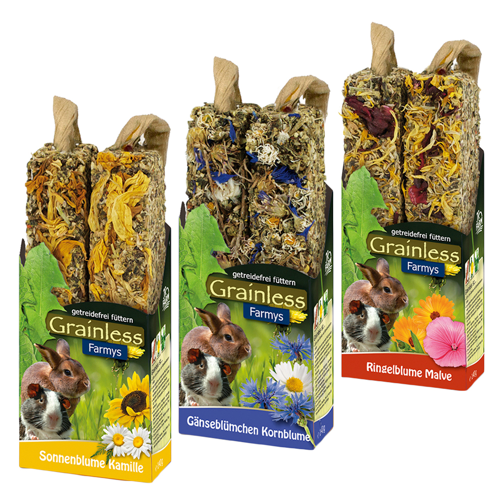 Mieszany pakiet Kolba JR Farm Farmy's Grainless - 6 x 2  sztuki