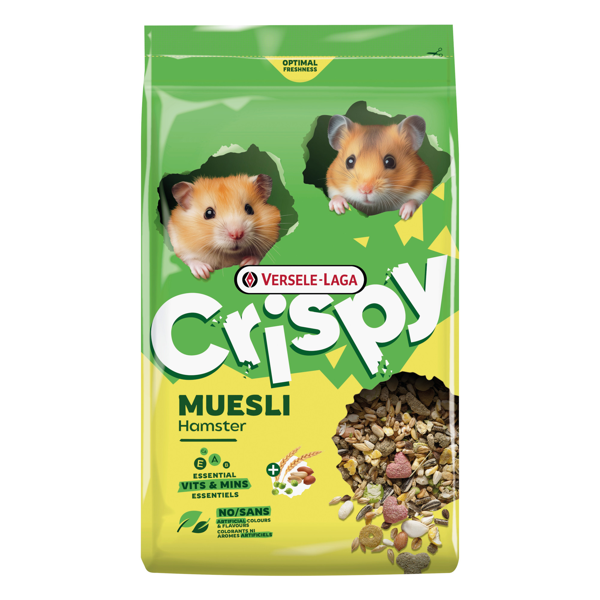 Versele-Laga Crispy Muesli Hamster & Co, pokarm dla chomików - 2,5 kg miniaturka