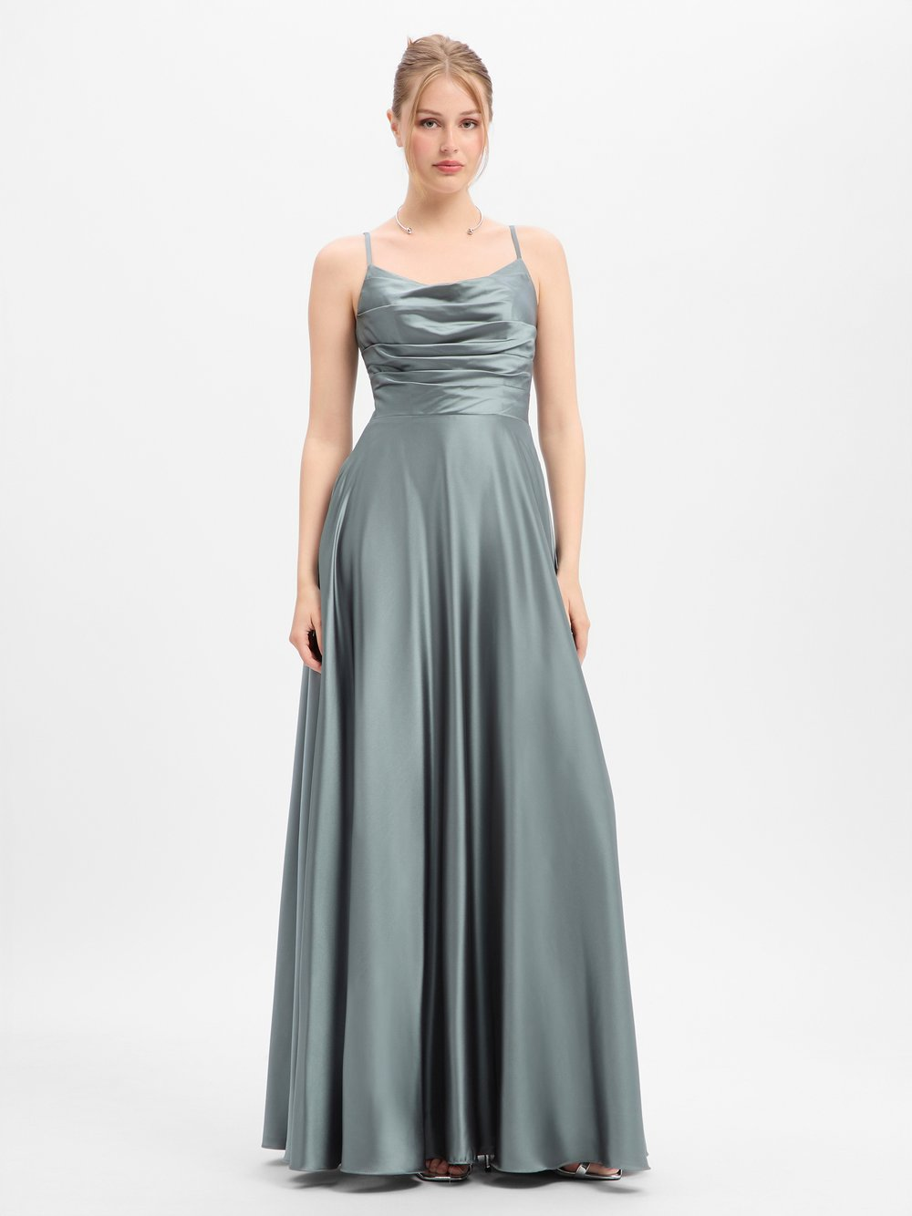 Luxuar Fashion Damska sukienka wieczorowa Kobiety zielony, 42