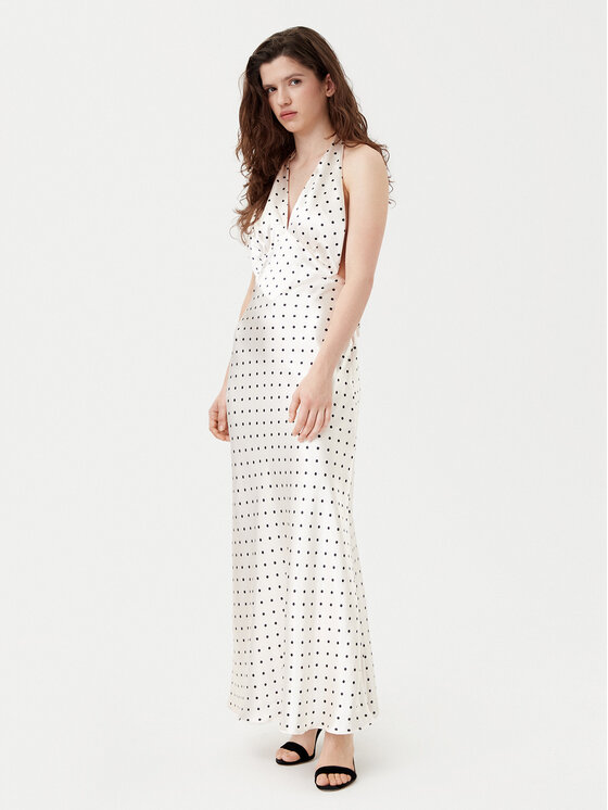 Bardot Sukienka wieczorowa 59317DB1 Écru Regular Fit