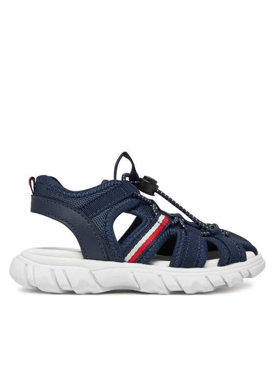 Tommy Hilfiger Sandały T1B2-33895-1591 S Granatowy