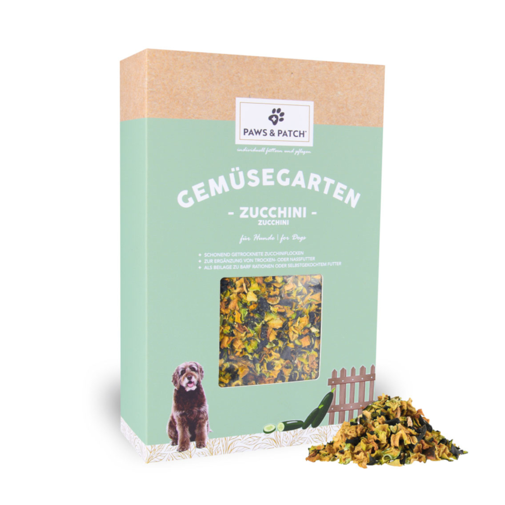 PAWS & PATCH Gemüsegarten, płatki z cukinii - 350 g