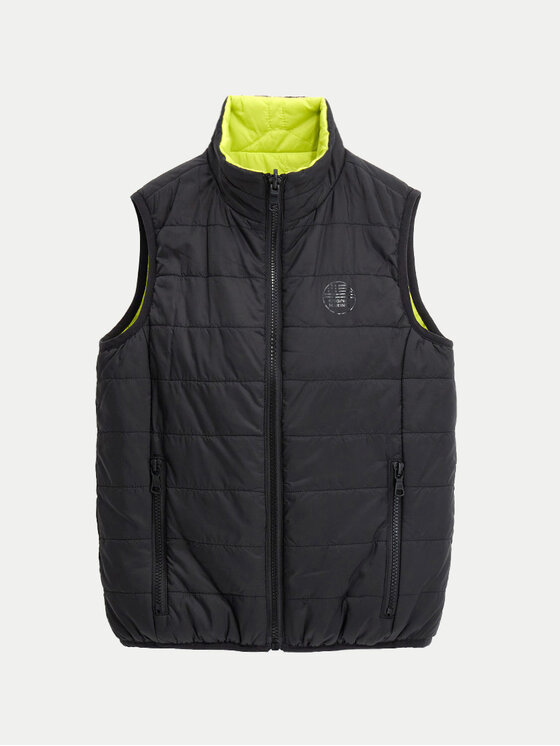 Original Marines Bezrękawnik DFP4080YM Czarny Regular Fit