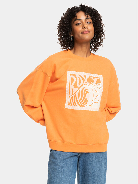 Roxy Bluza Take Yourplaceb Otlr ERJFT04745 Pomarańczowy Regular Fit