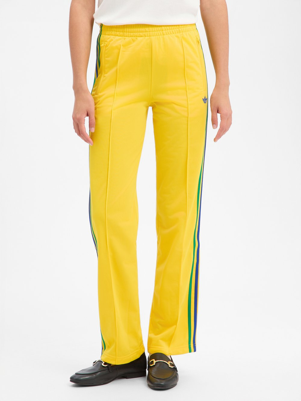 adidas Originals Damskie spodnie do biegania - Classic TP Kobiety żółty, L