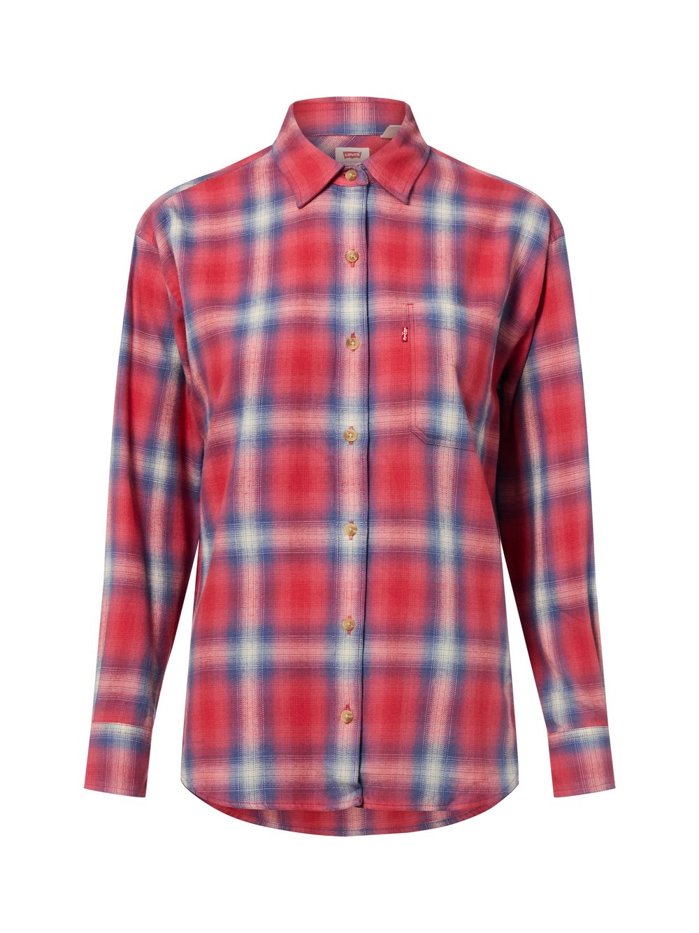 Levi's Bluzka damska Kobiety Bawełna czerwony|niebieski|wielokolorowy, XS